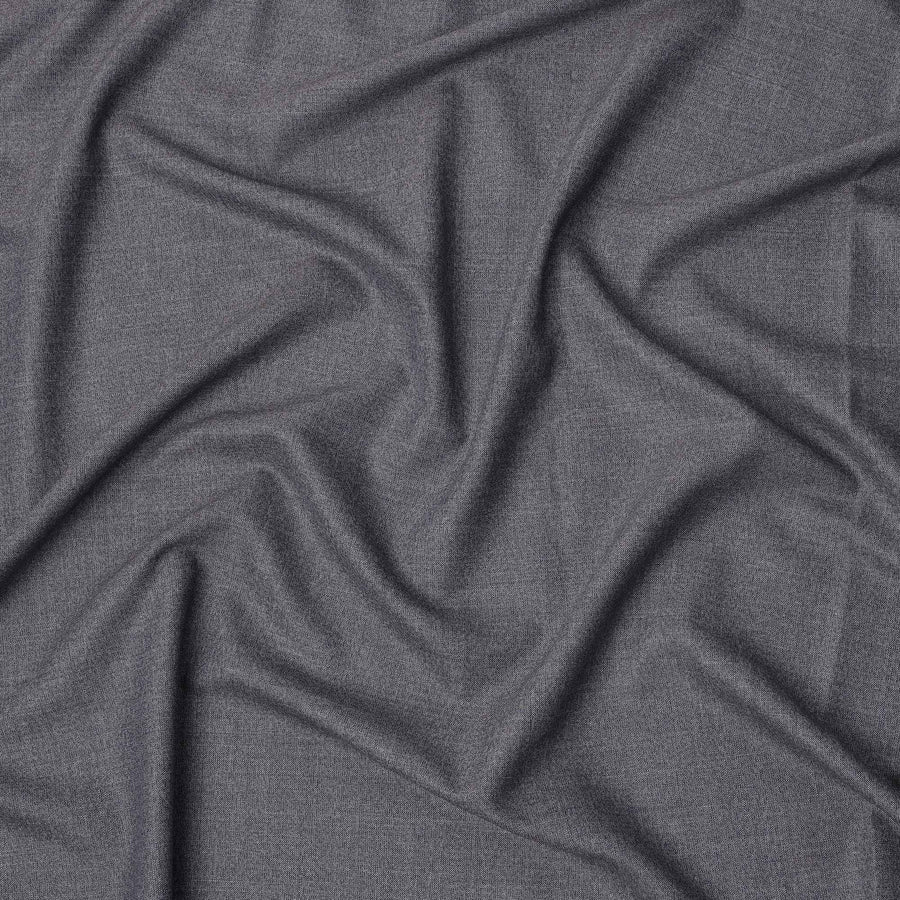 Grey Premium English Super 130's All Wool Scabal Suiting Fabric, Width 150 Cms, 3.75 Mtrs, United Kingdom-D25457