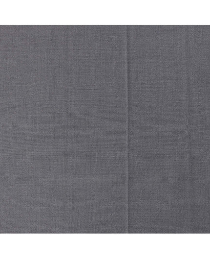 Grey Premium English Super 130's All Wool Scabal Suiting Fabric, Width 150 Cms, 3.75 Mtrs, United Kingdom-D25457