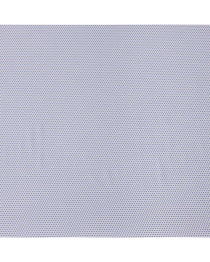 White and Blue Geometric Print Cotton Shirting Fabric, Width 150 Cms, Made in Japan-D26066