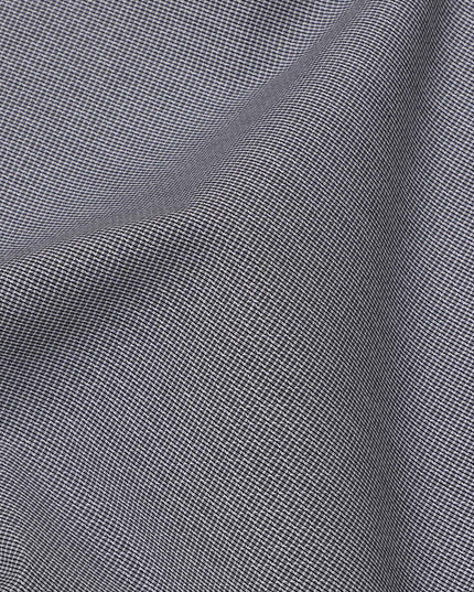 Black and White Micro Check Cotton Shirting Fabric, 150 Cms, Japan-D24946