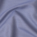 Blue and White Geometric Pattern Cotton Shirting Fabric, 150 Cms, Japan-D24944