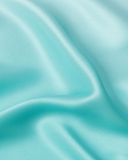 Turquoise Ombre Silk Satin Fabric 110 Cms Width South Korea-D25001