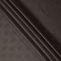 Dark Brown Self Jacquard Blended Cotton Shirting Fabric Soft Woven Textured Design Elegant Apparel Material 150 Cms Width Made in India-D27438 Regal Fabrics