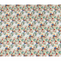 White Floral Viscose Crepe Fabric 140cm