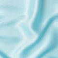 White to Aqua Blue Ombre Synthetic Satin Fabric, 110 Cms Width, India-D24665
