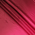 Dark Red to Pink Ombre Synthetic Satin Fabric, 110 Cms Width, India-D24657