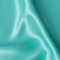 قماش ساتان حريري نقي فيروزي، 110 سم، صيني - D25464