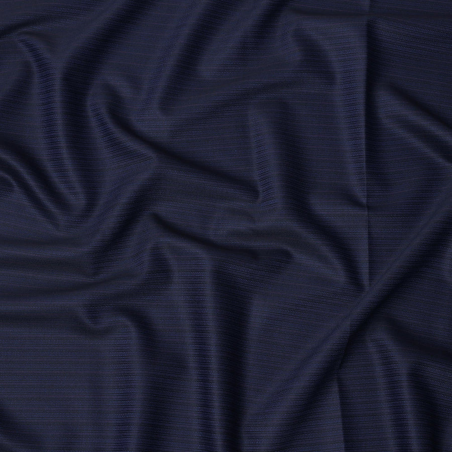 Navy Premium English Super 110's All Wool Scabal Suiting Fabric, Width 150 Cms, 3.75 Mtrs, United Kingdom-D25456