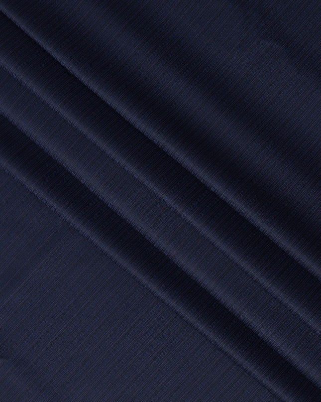 Navy Premium English Super 110's All Wool Scabal Suiting Fabric, Width 150 Cms, 3.75 Mtrs, United Kingdom-D25456