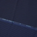 Navy Premium English Super 110's All Wool Scabal Suiting Fabric, Width 150 Cms, 3.75 Mtrs, United Kingdom-D25456