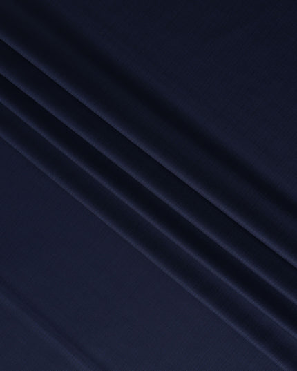 Navy Blue Australian Wool Suiting Piece 150cm | Regal Fabric