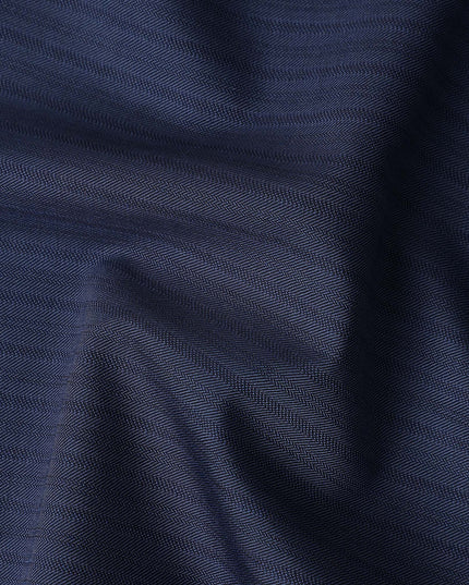 Slate Blue Australian Wool Suiting Piece 150cm | Regal Fabri