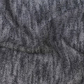Steel Grey & Silver Ombre Textured Weave Synthetic Brocade Fabric, 140 Cms Width, Turkey-D25266