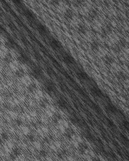 Steel Grey & Silver Ombre Textured Weave Synthetic Brocade Fabric, 140 Cms Width, Turkey-D25266