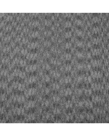 Steel Grey & Silver Ombre Textured Weave Synthetic Brocade Fabric, 140 Cms Width, Turkey-D25266