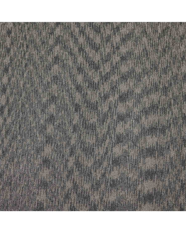 Black and Gold Textured Design Synthetic Brocade Fabric, 140 Cms, Turkey-D25265