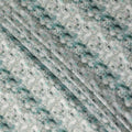 Seafoam Green Rose Floral Printed Cotton Satin Fabric Soft Smooth Lustrous Apparel Textile 110 Cms Wide India Origin-D27520 - Regal Fabrics