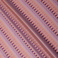 Dusty Mauve Paisley Striped Printed Cotton Satin Fabric Smooth Soft Lustrous Apparel Textile 110 Cms Wide India Origin-D27522 - Regal Fabrics