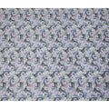 Lavender Floral Printed Cotton Satin Fabric Soft Smooth Lustrous Apparel Textile 110 Cms Wide India Origin-D27517 - Regal Fabrics