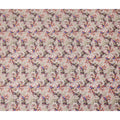 Cream Floral Printed Cotton Satin Fabric Soft Smooth Lustrous Apparel Textile 110 Cms Wide India Origin-D27518 - Regal Fabrics
