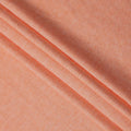 قماش كتان نقي فاخر بلون الخوخ، تصميم سادة، 60 ليا، عرض 150 سم، الهند - D25551