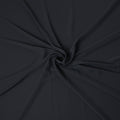 Deep Black Stretchable Crepe Fabric 150cm Indonesia