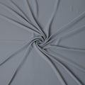 Steel Grey Stretchable Crepe Fabric 150cm Indonesia