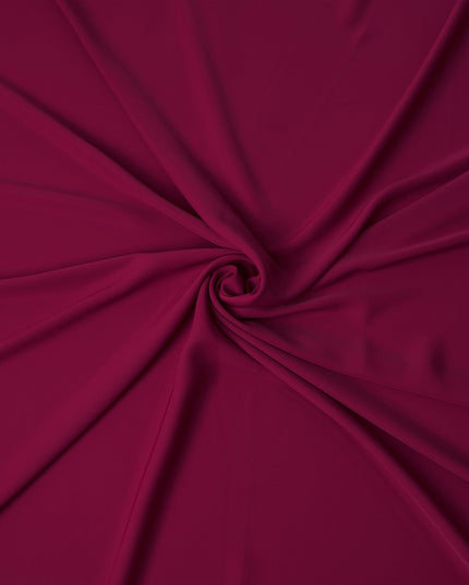 Deep Magenta Stretchable Crepe Fabric 150cm