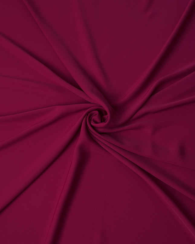 Deep Magenta Stretchable Crepe Fabric 150cm