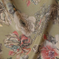Green Bouquet Floral Printed Viscose Crepe 110cm