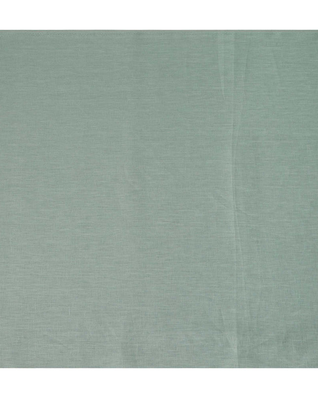 Sage Green Solid Plain Pure Linen Fabric Soft Breathable Lightweight Natural Linen Cloth for Apparel Sewing Craft Dressmaking Material 150 Cms Width Premium Quality Indian Origin Linen Fabric-D28469