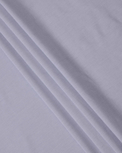 White and Navy Micro Check Italian 100% Cotton Shirting Fabric, 150 Cms, Italy-D24939