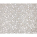 Ice Grey synthetic Brocade Fabric with champagne and silver paisley jacquard, 140 Cms Width, Turkey-D25281