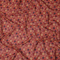 Burgundy Dark Red Dot Cotton Voile Fabric 110cm