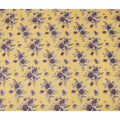Bright Sunshine Yellow Floral Cotton Voile Fabric 110cm