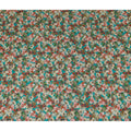 Blue Floral Viscose Crepe Fabric 110cm