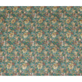 Green Floral Viscose Crepe Fabric 110cm