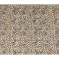 Beige Floral Viscose Crepe Fabric 110cm