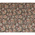 Brown Floral Viscose Crepe Fabric 110cm