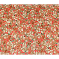 Red Floral Viscose Crepe Fabric 110cm
