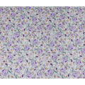 White Floral Viscose Crepe Fabric 110cm