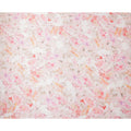 White Pink Abstract Print Pure Silk Satin Fabric, 140 Cms Width, South Korea-D25226