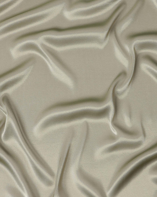 Olive Premium Pure Silk Lame Fabric 110 Cms Width, France-D25459