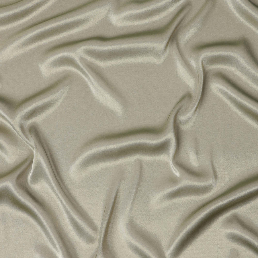 Olive Premium Pure Silk Lame Fabric 110 Cms Width, France-D25459