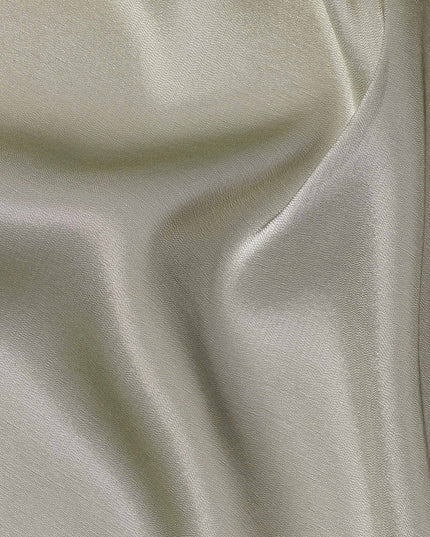 Olive Premium Pure Silk Lame Fabric 110 Cms Width, France-D25459