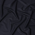 Navy Blue Pinstripe Super Fine All Wool Suiting Fabric, 150 cm Width, 4.0 Mtrs Piece, Premium Italian Tailoring Cloth, Made in Italy-D26798