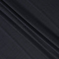Navy Blue Checked Italian All Wool Suiting Fabric, 150 cm Width, 4.0 Mtrs Piece, Premium Tailoring Cloth, Made in Italy-D26800