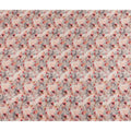 Blush Pink Floral Viscose Crepe Fabric