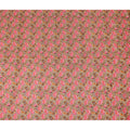Taupe Brown Floral Cotton Voile Fabric 110cm