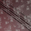 Red Self Design Crepe Fabric 140cm